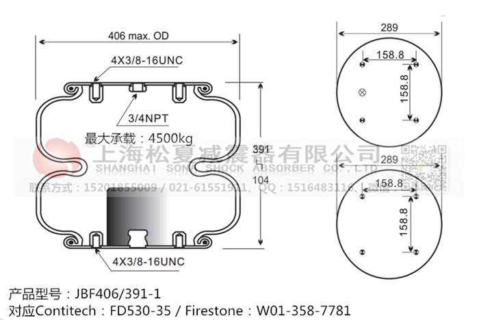 JBF406/391-2橡膠<a href='http://www.blxxscsn.cn/' target='_blank'><u>空氣彈簧</u></a>